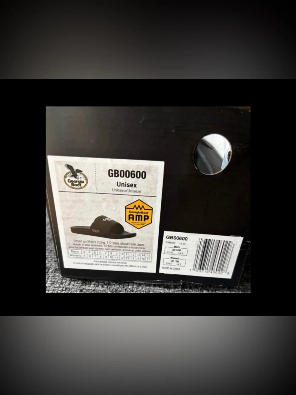 Georgia BOOT AMP Slide  size 10 and 11 They run a half size smaller